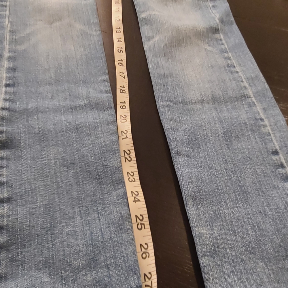 #100 - Armani Echange Blue Denim Skinny Jeans, 27 - Picture 6 of 8